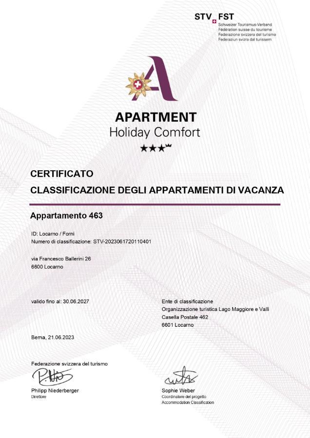 Appartamento 2,5 Con Piscina Nel Cuore Di Locarno 463 Exterior photo