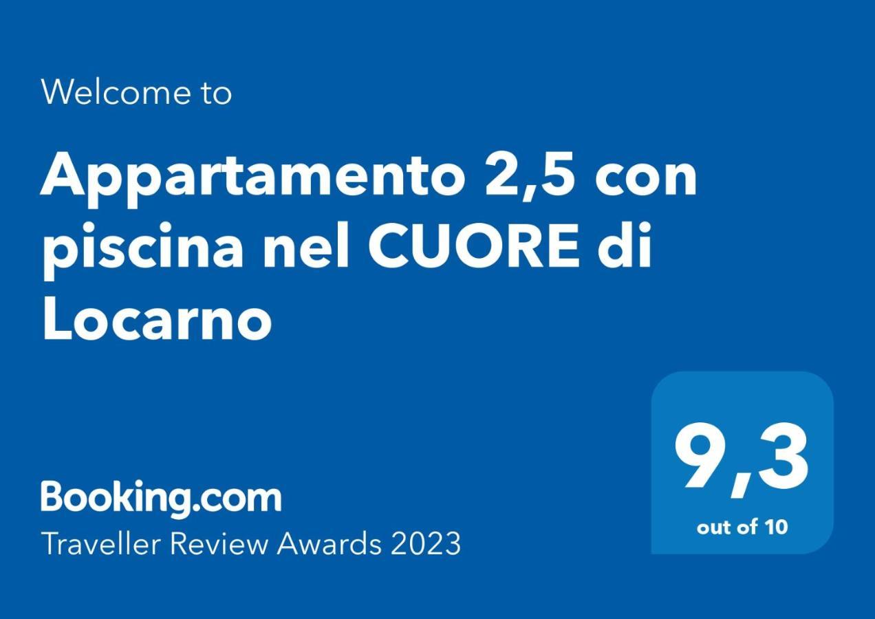 Appartamento 2,5 Con Piscina Nel Cuore Di Locarno 463 Exterior photo